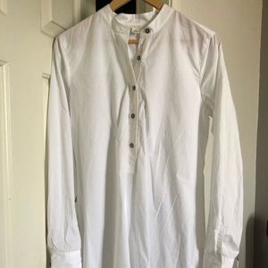 White cotton shirt/dress.